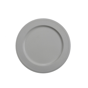 Assiette de chargeur en métal Hôtel Maison Vaisselle Assiette de chargeur de table Assiette à vaisselle aspect royal pour table à dîner Restaurant Traiteur - Product Image 1