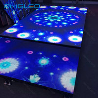 RMGLED Großhändler Interaktive Tanzfläche P2.976 LED-Bildschirm 2.976mm Indoor Outdoor Wasserdichte Fliesen LED-Bodenplatte