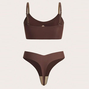 Conjunto de bikinis de playa de etiqueta privada de Material duradero conjunto de bikinis de playa personalizados para ropa de baño - Product Image 2