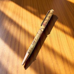 Amber Collection Stylo à bille de luxe fait à la main Burl Wood 0.7mm pour cadeaux d'entreprise - Product Image 4