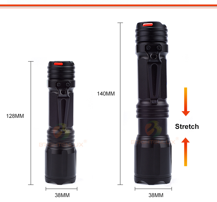 Мощный супер яркий водонепроницаемый фонарик с ручкой Фонарик светодиодный многофункциональный фонарик Перезаряжаемый для охоты