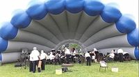 Prix usine Salon Tente Type Pvc Tente Gonflable Concert Shell Tente DJ Stage Show Pour Les Activités