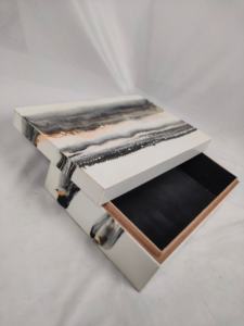 Cajas de Joyería con Incrustaciones de Resina Hechas a Mano, Cajas de Almacenamiento Decorativas con Incrustaciones de Madreperla, Precio al por Mayor, Elegantes Cajas de Madera con Incrustaciones de la India - Product Image 5