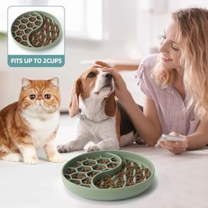Tapis de léchage en silicone pour chien et chat pour animaux de compagnie jouet à alimentation lente soulage le stress favorise une alimentation saine sûr durable et facile à laver - Product Image 6