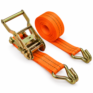 Sangle d'arrimage haute résistance 38 mm 1500 kg en polyester avec crochets en J pour le maintien de charge de remorque, service OEM personnalisé - Product Image 5