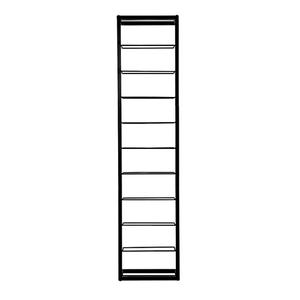 Support de stockage de bouteilles en métal de haute qualité, armoire de stockage de bouteilles de raisin 12 avec support de boissons non alcoolisées de supermarché noir - Product Image 4