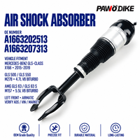 Amortisseur pneumatique avant gauche OE A1663202513 et A1663207313 pour Air GLS500 GLS550, pièce de rechange automobile