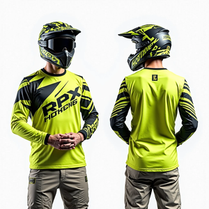 Camiseta de carreras de Motocross personalizada para hombre, ropa de carreras de manga larga, camisetas de bicicleta ATV, camisetas deportivas KTM, diseño transpirable - Product Image 4