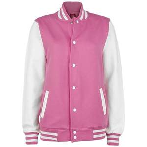 Chaqueta universitaria para mujer de calidad superior en diferentes colores y tamaños Chaqueta universitaria para mujer con diseño de logotipo personalizado - Product Image 6