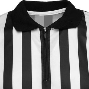 <b>Men's</b> New Designs Soccer Referee Jersey <b>Shorts</b> Sets Woven Fabric Football Referee Uniform with <b>Long</b> Length Shirt - Product Image 4