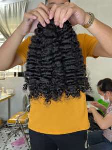 Paquetes rizados birmanos Cabello humano crudo vietnamita 100% Cabello humano sin procesar de Cloudyhair - Product Image 2