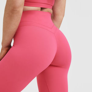 Mallas de cintura alta de secado rápido para mujer, el mejor diseño, pantalones sin costuras, tamaño XL, colores personalizados, patrón impreso, venta al por mayor - Product Image 5