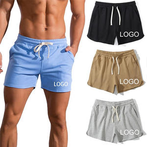 Pantalones cortos de algodón de lujo para hombre personalizados multicolor nuevo diseño servicio OEM precio de fábrica caliente patrón sólido tejido no tejido - Product Image 2