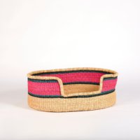 Panier en jonc de mer pour chien, panier bolga tissé à la main pour animaux de compagnie, lits de qualité pour animaux de compagnie du Vietnam, prix bon marché, quantité en vrac