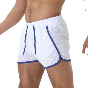 Short de basket-ball de sport mince pour hommes Short de gym en maille à séchage rapide pour été Fitness Joggers Pantalon court respirant décontracté Scanties - Product Image 2