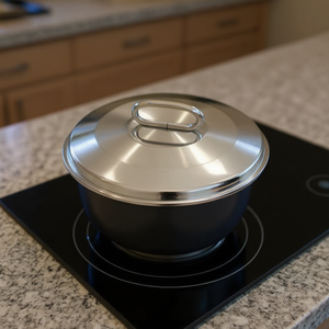 Tapa de Olla DUNE de Acero Inoxidable 309 Cromado Pulido de 20 cm para Piezas de Utensilios de Cocina Metalsomma - Product Image 3