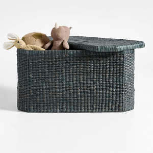 High Quality Eco-friendly Green Water Hyacinth <b>Basket</b> <b>with</b> <b>Lid</b>, Laundry <b>Basket</b>, Clothes <b>Basket</b>, Pillow <b>Basket</b> for your home - Product Image 6
