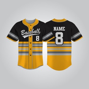 Maillot de baseball design personnalisé avec nom de l'équipe nom du joueur numéro - Product Image 3