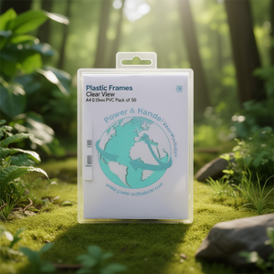 <b>Plastic</b> Frames DURABLE Clear View <b>Folder</b> A4 0.15mm PVC Pack of 50 - Product Image 3