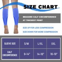 Manchons de compression graduée 20 à 30 mmHg pour mollets, respirants, soutien des jambes, course à pied, entraînement, récupération sportive, voyage