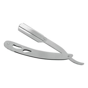 Maquinilla de afeitar de un solo anillo de acero inoxidable de calidad profesional con mango de madera de plástico Clip recubierto de polvo negro Color negro - Product Image 5