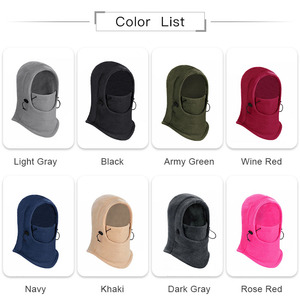 หน้ากากคลุมศีรษะแบบฟลีซกันหนาว 6 in 1 สำหรับเล่นสกี ขี่จักรยาน กันลม ราคาถูกที่สุด - Product Image 2