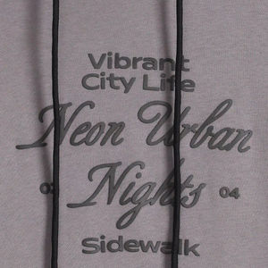 Vente en gros 2025 sweat à capuche d'hiver décontracté surdimensionné pour hommes 100% coton avec sérigraphie HD et soie sweat-shirt graphique à motif solide - Product Image 5