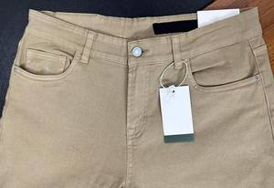 กางเกงผ้าทอลายทแยงสำหรับผู้ชายกางเกงผ้าคอตตอนทอคุณภาพระดับพรีเมียม - Product Image 4