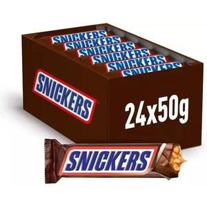 Barra de Chocolate Snickerss con Cacahuetes, 24*51g, Barra Energética en Caja, Dulce, Precio Económico - Product Image 5