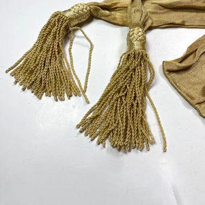 Personalizado 2025 doble impreso 72 "satén graduación estola flores graduación faja con borla blanca de alta calidad - Product Image 3