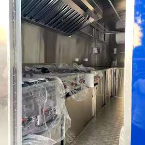 Remolque de Comida Móvil de Aluminio con 4 Ruedas para Comida Rápida con Capacidad para 1000 Unidades - Product Image 3
