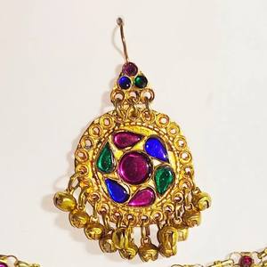 ชุดเครื่องประดับวินเทจสไตล์โบฮีเมียนแบบอัฟกัน งานฝีมือประดับลูกปัดลายเรขาคณิต พร้อมทองแดงน้ำจืด สำหรับงานปาร์ตี้ของผู้หญิง เป็นมิตรกับสิ่งแวดล้อม - Product Image 2