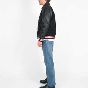 Chaqueta Varsity Premium para hombre, estilo universitario clásico, prendas de vestir exteriores cálidas de invierno a la moda para uso diario - Product Image 4