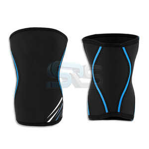 Vente en gros de manchons de genou de compression en néoprène accessoires de gymnastique de 7mm pour la protection d'entraînement d'homme fort de dynamophilie d'entraînement - Product Image 5