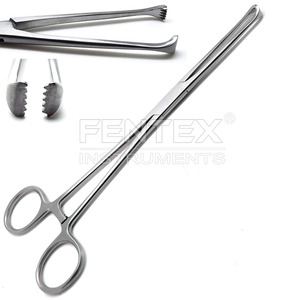 Pinces hémostatiques Tuffier de haute qualité, 8 pouces, pointe dentelée, 5x6, acier inoxydable, instrument chirurgical de base - Product Image 1