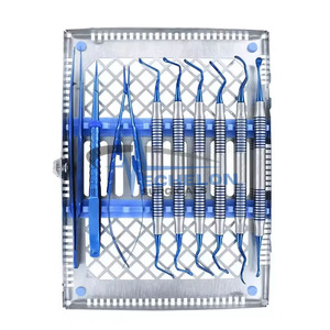 Kit Básico de Microcirugía Oral de Titanio Azul, Taladro Dental y Accesorios, Kit de Cirugía Periodontal con Recubrimiento de Plasma Azul - Product Image 3