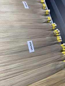 Extensions de cheveux en vrac au prix de gros Double noyade forte et soyeuse 100 grammes Couleurs claires 22 pouces - Product Image 3