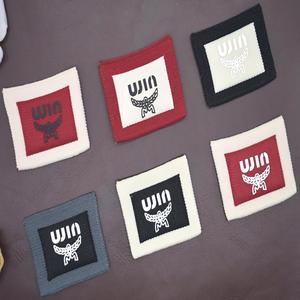 Design Custom Make Brand Name End Fold Polyester Fabric Screen Printed <strong>Clothing</strong> Wash Care <strong>Labels</strong> Shoes Garment Bags Main <strong>Label</strong> - Product Image 2