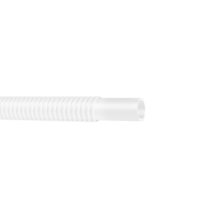 Tuyau flexible corrugué en PTFE transparent résistant aux produits chimiques de qualité industrielle, non tressé, sur mesure