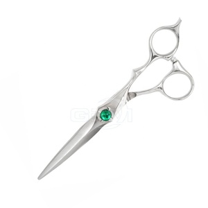 Vente flash - Ciseaux de barbier en acier inoxydable GEMSTONE ENTERPRISES GE-2120 - Légers - Fabrication en usine - Nouveau design - Durables - Product Image 4