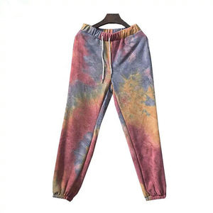 Diseño personalizado lujo 100% algodón Tie Dye entrenamiento atlético Jogging Track Joggers trajes conjuntos chándal hombres chándal - Product Image 2
