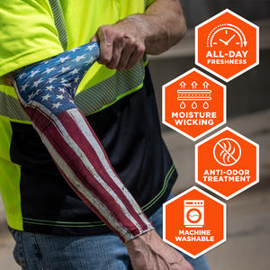 Manchons de bras Multi Sport avec matériau de bloc UV et élastique durable pour un ajustement sûr - Product Image 3