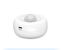 Tuya WiFi y ZigBee Sensor de movimiento PIR humano Detector Cable de alimentación USB Sensores de alarma de seguridad para el hogar Características DE CONTROL DE LA APLICACIÓN DE GARAJE