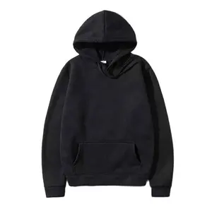 Wholesale 500 gsm 100%cotton men's hoodies blank casual oversized hoodie printing embroidery logo for unisex jogger training