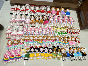 Artículos calientes al por mayor Kawaii Rainbow Dress Princess con accesorio Amigurumi Doll Sofia Doll Best Birthday Christmas Gift para niños - Product Image 6