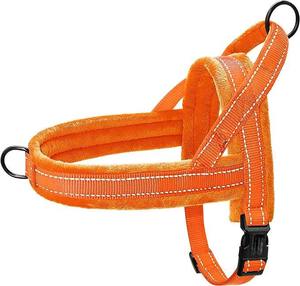 Arnés ajustable de nailon para entrenamiento de perros con costuras reflectantes Suministros para mascotas hechos de tela de pato y cuero - Product Image 6