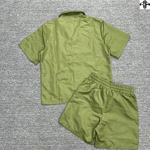 Ensembles chemise et short en nylon 100% pour hommes, meilleures ventes, logo personnalisé à manches courtes, services OEM, ensembles d'été légers et respirants - Product Image 5