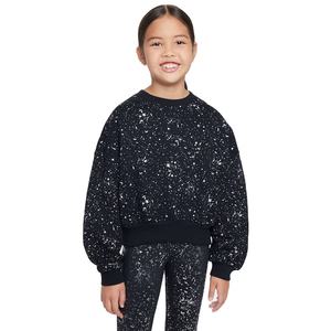 100% coton polaire ras du cou sweat pour garçons filles-épaules tombantes décontracté doux chaud hiver porter côtelé poignets ourlet - Product Image 1
