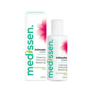 Medissen Soins Intimes 60ml Jetable Pure Care Intime Refresh Betel & Oak Gall Extraits Protection contre les odeurs Resserrement Vaginal - Product Image 1