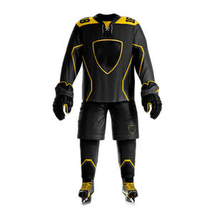 Auténtico uniforme de hockey sobre hielo para hombre de estilo profesional con tela de alto rendimiento y colores y logotipo personalizables del equipo - Product Image 1